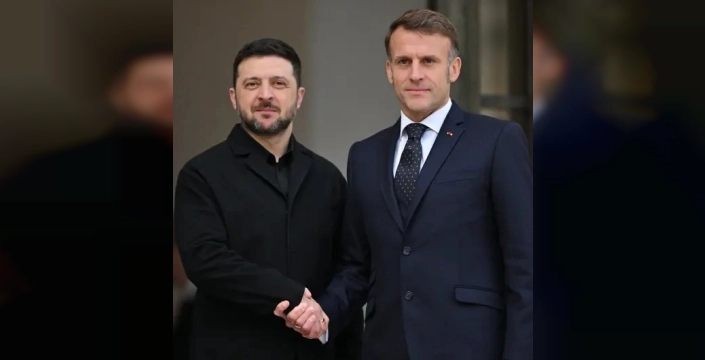 Macron'dan Rusya'ya net mesaj: Ukrayna'nın topraklarını tartışacak tek taraf kimse değil!