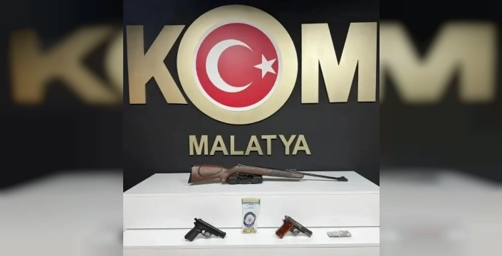 Malatya'da silah kaçakçılığı operasyonu: 2 şüpheli yakalandı