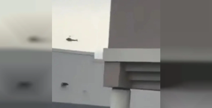 New Jersey'de yürekleri ağza getiren kaza: İki helikopter havada çarpıştı, enkazı düştü!