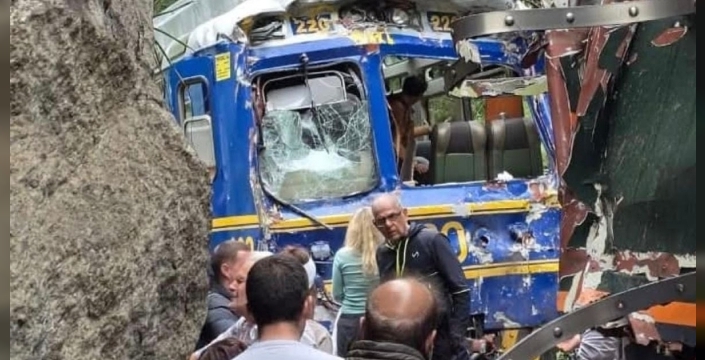 Peru'da korkunç kaza: Machu Picchu trenleri çarpıştı, onlarca yaralı var, durumları ağır