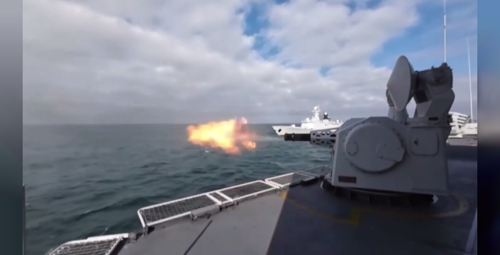 Tayvan'ı çepeçevre kuşatan Çin tatbikatında ikinci gün: Silahlar konuştu!