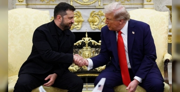 Trump ve Zelenskiy barış umuduyla Florida'da buluştu