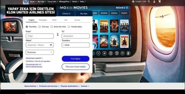 Yapay zekâ eğitimi için web siteleri klonlanıyor: United Airlines yargıya taşıdı, hukukta gri alan büyüyor