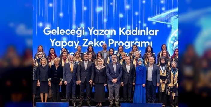 Yapay zekâ programında 255 kadın mezun oldu, teknolojiye kadın eli değdi