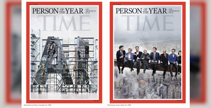 Yapay zeka liderleri TIME'ın 'Yılın İnsanları' seçildi: Teknoloji devleri zirvede!