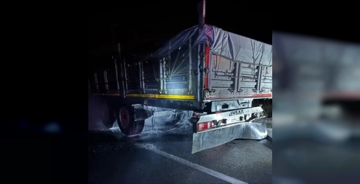 Amonyum Nitrat Yüklü Tır Alev Aldı: Malatya-Ankara Yolu Bir Anda Kapandı!