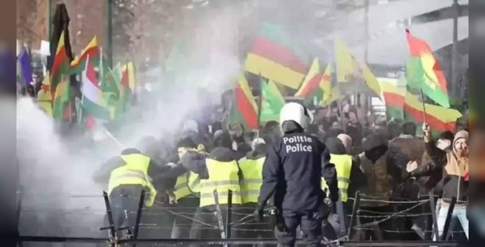 Avrupa sokakları kana bulandı: YPG/SDG protestosunda bıçaklı dehşet, altı yaralı!