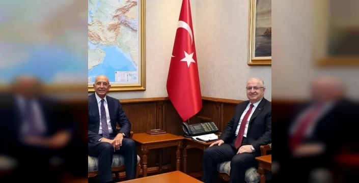 Bakan Güler, ABD'nin Ankara Büyükelçisi Tom Barrack'ı kabul etti