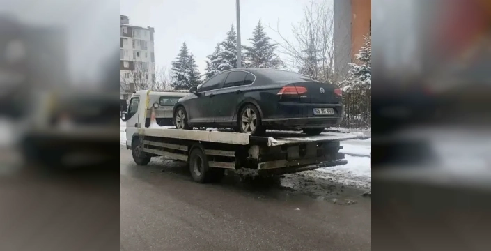Başkan Uzunay'ın makam aracı trafikte haczedildi
