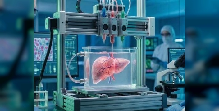 Bilimden devrim niteliğinde adım: Karaciğer dokusu 3D yazıcıdan çıktı, organ naklinde çığır açabilir!