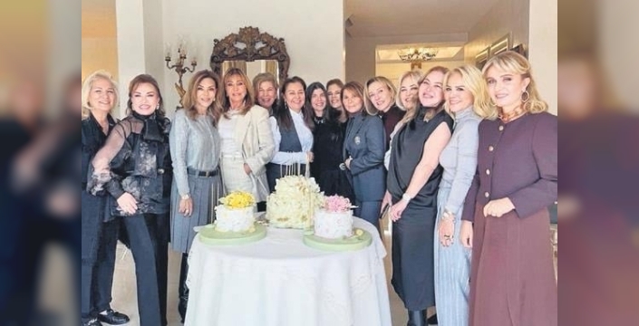 Dalia Garih'in doğum gününde üç ayrı kutlama coşkusu