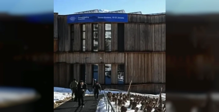 Davos'ta WEF sırasında yangın tahliyesi gerçekleştirildi