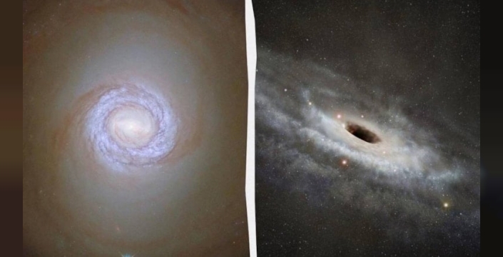 Dev galaksi, kara deliği yüzünden yok olma tehlikesiyle karşı karşıya
