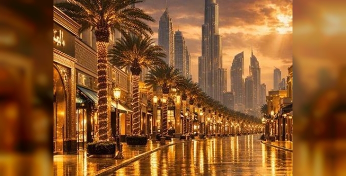 Dubai'den Şaşırtan Proje: Dünyanın İlk 'Altın Sokağı' Açılıyor!