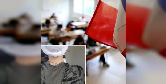 Fransa'da skandal: Sağlık nedeniyle başını kapatan epilepsi hastası öğrenci okuldan uzaklaştırıldı
