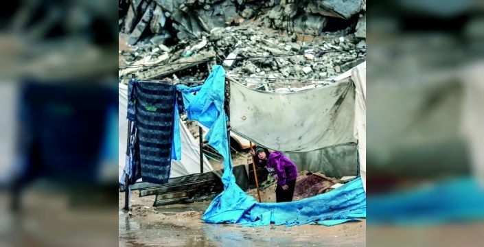 Gazze'de Soğuk Ve Fırtına Can Alıyor: 300 Bin Çadıra Acil İhtiyaç