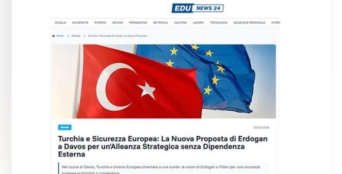 İtalyan basını: Avrupa'nın kaderi Türkiye'ye mi bağlı? Davos'ta kritik temaslar!