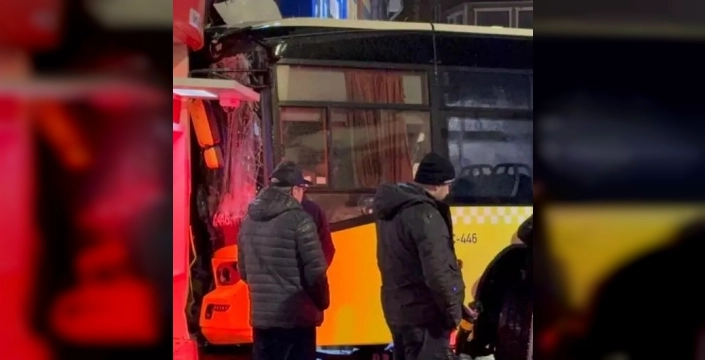 Kartal'da şok eden kaza: İETT otobüsü binaya çarptı, 6 yolcu yaralandı