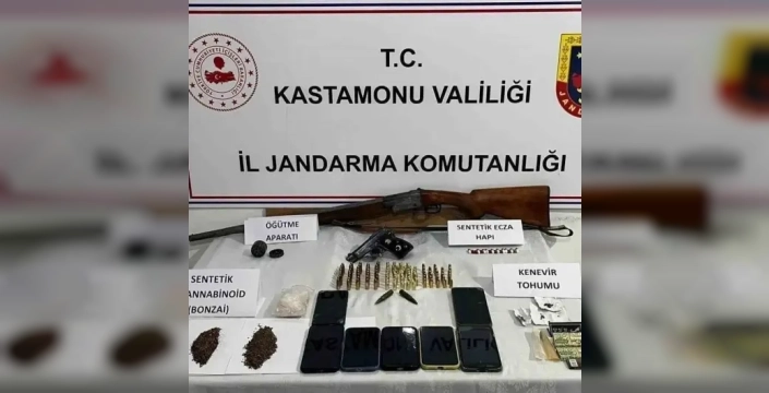 Kastamonu'da uyuşturucu operasyonu: 4 kişi tutuklandı