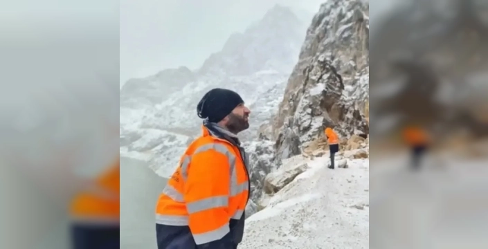Kemaliye'de çığ felaketi: Taş Yolu'na ekipler sevk edildi