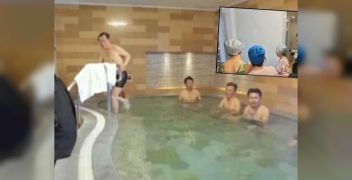 Kim Jong-un, kaplıca kampını halkla birlikte açarak sürpriz yaptı