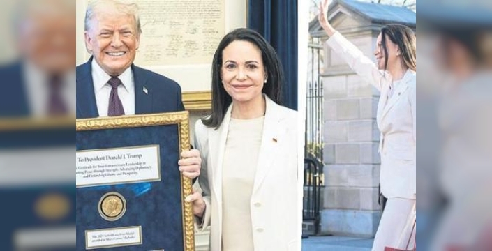 Machado, Nobel Barış Ödülü'nü Trump'a sundu ama destek bulamadı