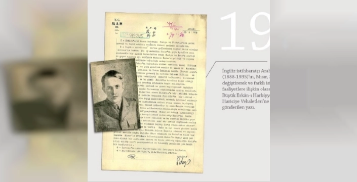 MİT, Arabistanlı Lawrence belgesini gün yüzüne çıkardı