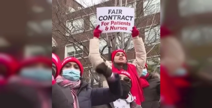 New York'ta 15 bin hemşire greve gitti: Sağlık hizmetlerinde büyük endişe