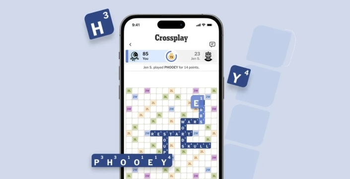 New York Times, Scrabble hayalini Crossplay ile gerçeğe dönüştürüyor