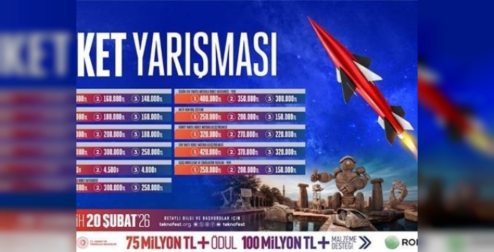 Roket hayali kuran gençler dikkat: TEKNOFEST 2026 başvuruları için geri sayım başladı!