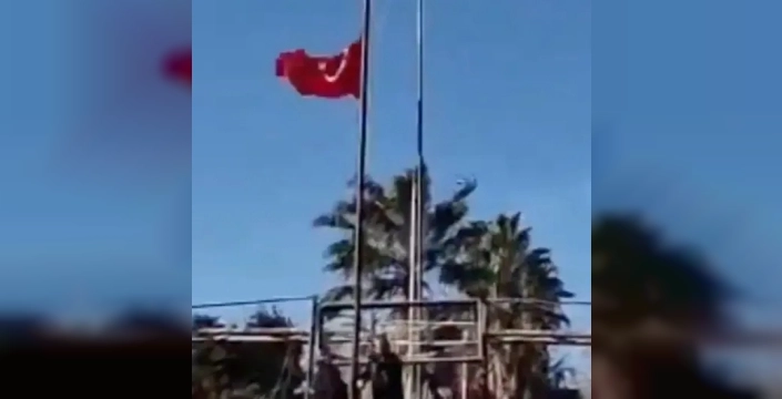 Sınırda şanlı bayrağımıza alçak saldırı: 5 saldırgan gözaltında