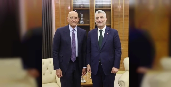 Ticaret Bakanı Bolat, ABD Büyükelçisi Barrack ile görüştü: Ticari ilişkiler masada