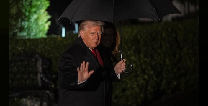 Trump'ın konvoyu şüpheli nesne paniğiyle rotasını değiştirdi