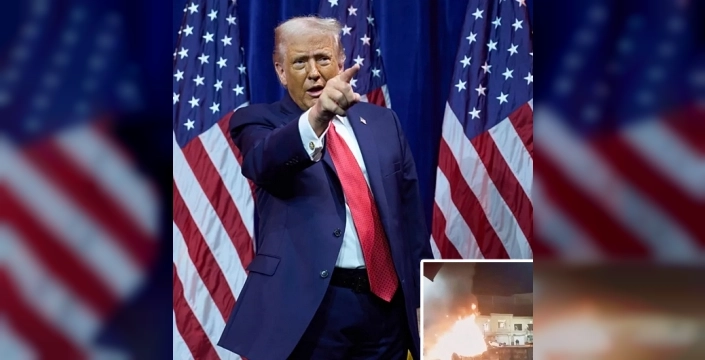 Trump'tan Tahran yönetimine sert uyarı: Ateş açarsanız karşılık veririz