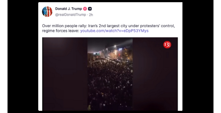 Trump ve İsrail'den İran'daki protestolara şok destek: Sokaklardaki kaosta onlarca kişi öldü!