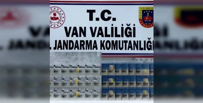 Van'da yol kontrolünde bin 500 paket kaçak sigara ele geçirildi
