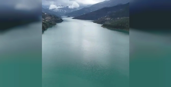 Alanya'da Dim Barajı doluluk sınırına ulaştı, kontrollü su tahliyesi başladı