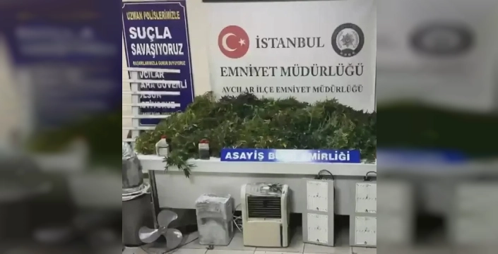 Avcılar'da metruk binada uyuşturucu imalathanesi şok operasyonla çökertildi