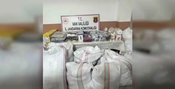 Başkale'de 3 milyon 250 bin TL'lik kaçak malzeme ele geçirildi