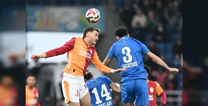 Galatasaray, Rize'de fırtına gibi esti: 3-0'lık net galibiyet
