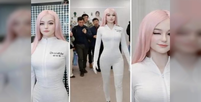 İnsansı robot Moya, sahneye çıkarak gözleri kamaştırdı