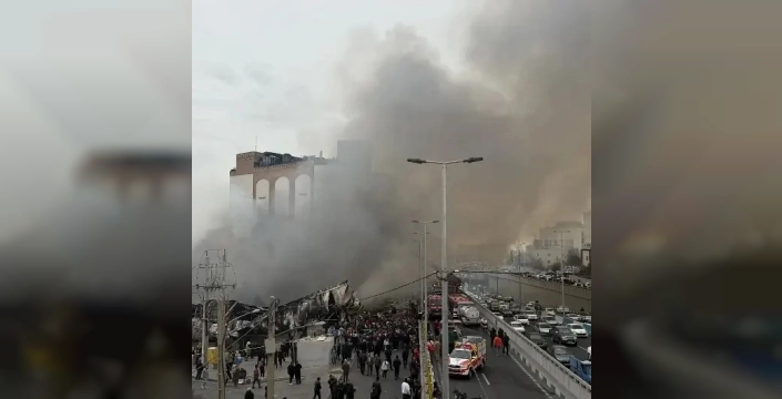 İran'da çarşı yangını: 200 dükkan tamamen yandı, can kaybı belirsiz