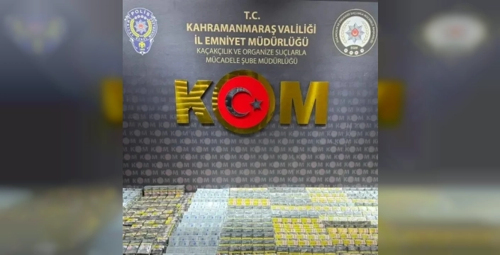 Kahramanmaraş'ta uyuşturucu operasyonu: 1 zanlı tutuklandı