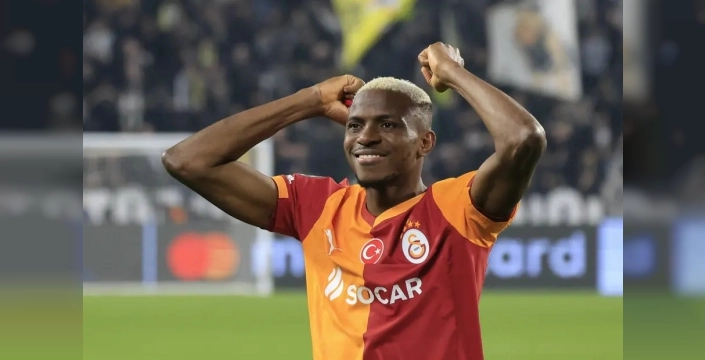 Osimhen, Galatasaray tarihine adını yazdırdı