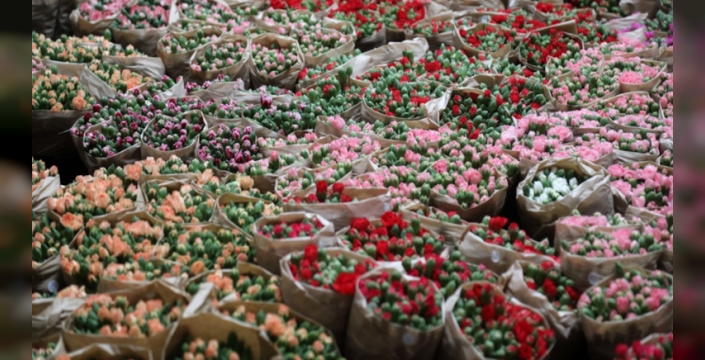 Sevgililer Günü için 10 milyon dolarlık çiçek gönderildi