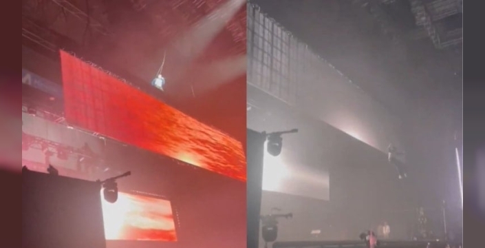 Ünlü rapçi Delaossa, Madrid konserinde 20 metreden düştü!