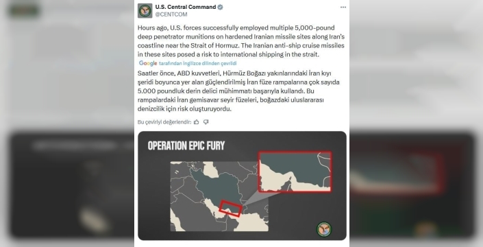 ABD, Hürmüz Boğazı'nda '12 Gün Savaşı'nı bitiren dev silahı ilk kez kullandı