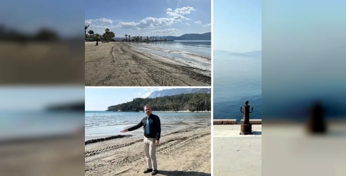 Akyaka'da deniz suyu 25 metre çekildi, Köyceğiz Gölü normale döndü