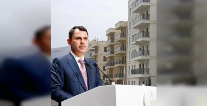 Bakan Kurum: 500 bin konut için kararlıyız, başarıya ulaşacağız