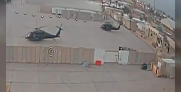 Irak'ta ABD üssüne şok saldırı: İHA görüntüleri ortaya çıktı